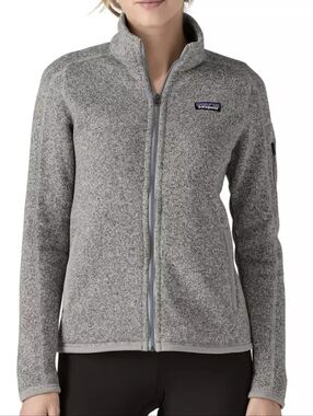 Patagonia Women’s Gray Full-Zip  Better Sweater Fleece Jacket Sz.S